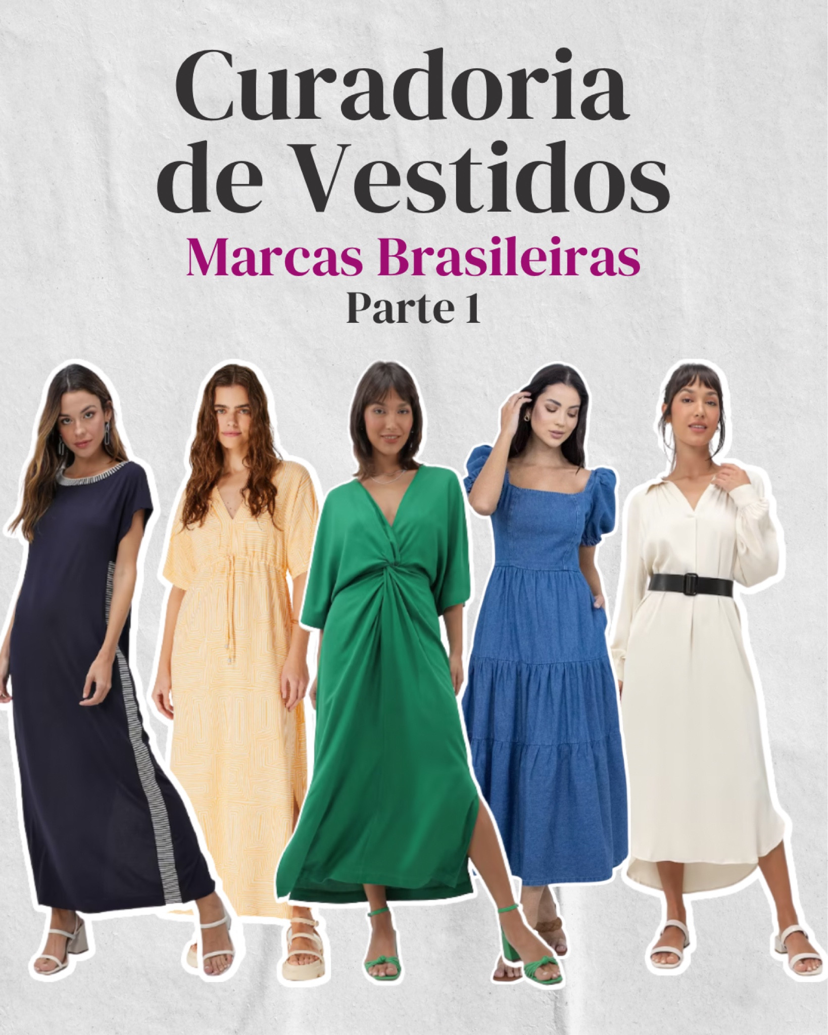 Uma curadoria de vestidos para você comprar com confiança! Analisei tecido, modelagem, caimento e cores: 
Verde, marinho e jeans - Cores universais que ficam bem para todos!
Amarelo - Cartelas de outono, primavera e verão claro
Off white - cartelas de verão, outono e primavera

#LTKbrasil