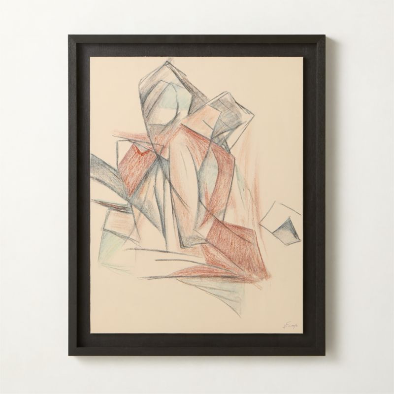 'Krita' Framed Wall Art 30"x37.5" | CB2 | CB2