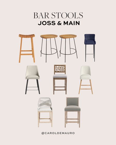 Joss & Main's bar stools are must-haves for your kitchen!

#kitchenessentials #furniturefinds #kitchenrefresh #homefurniture

#LTKU #LTKFind #LTKhome