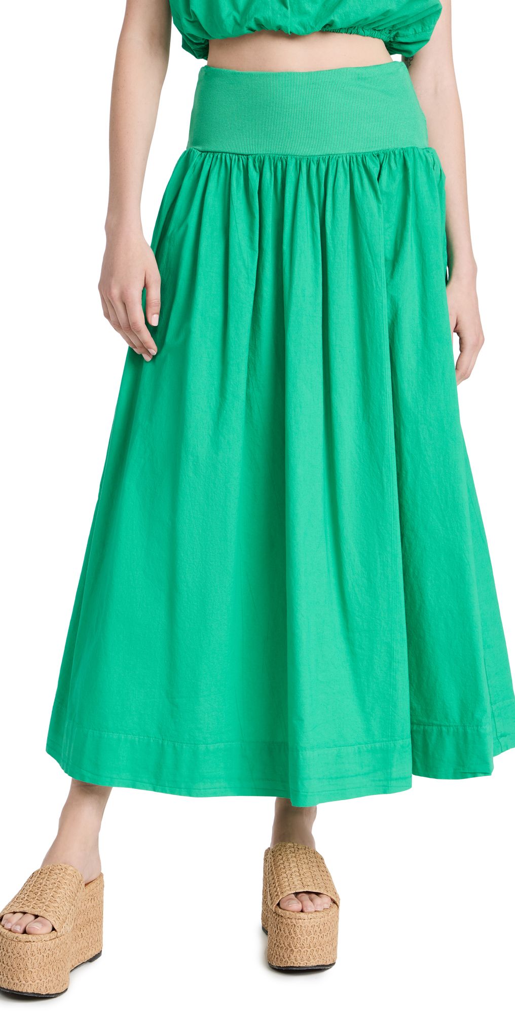 Poplin Maxi Skirt | Shopbop