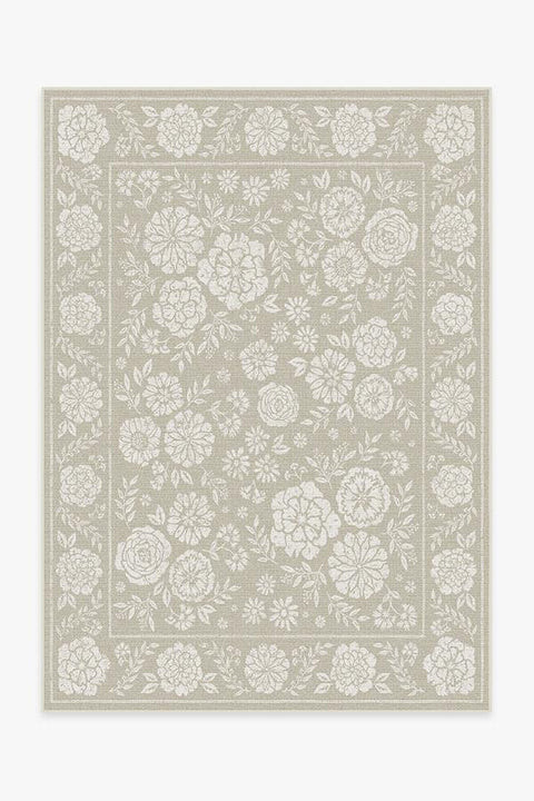 Outdoor Carmela Suzani Natural Rug | Ruggable