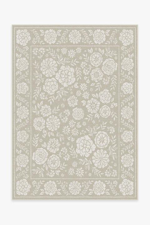 Outdoor Carmela Suzani Natural Rug | Ruggable