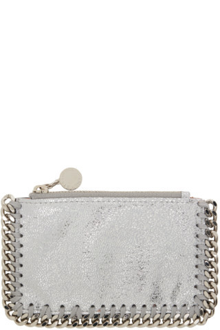 Silver Falabella Card Holder | SSENSE