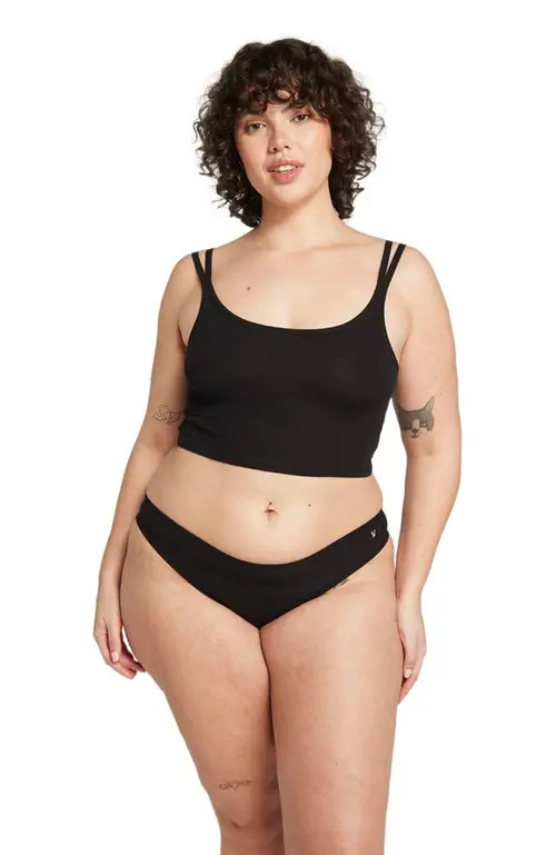 Nudea The Organic Cotton Cropped Tank in Black at Nordstrom, Size X-Small Uk | Nordstrom