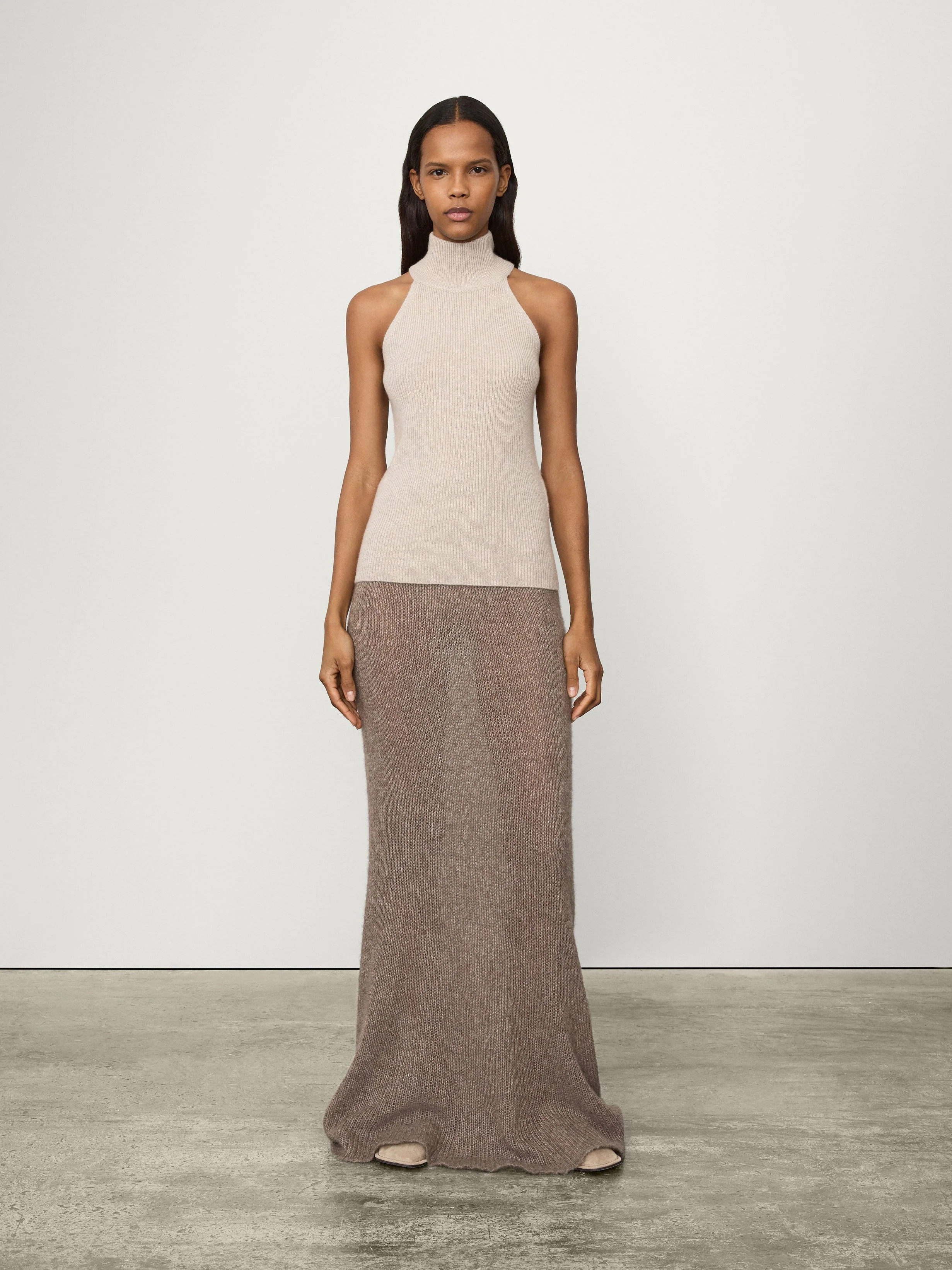 Freya Top Sand | Cashmere | LISA YANG | LISA YANG