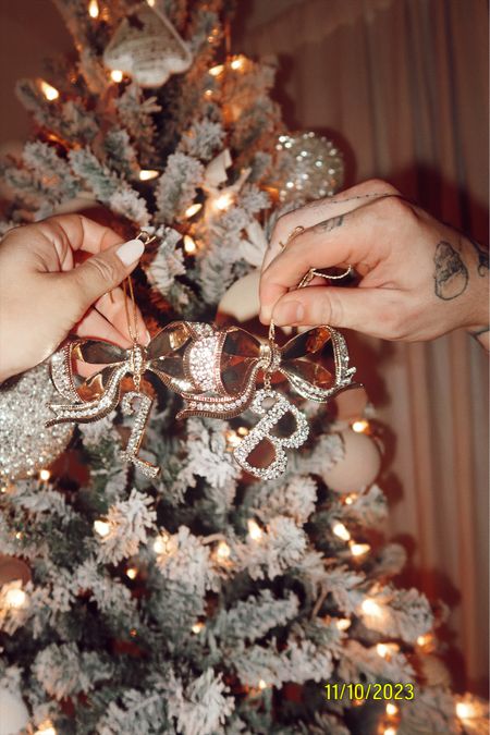 Christmas tree initial ornaments! 20% off with code HURRY

#LTKHolidaySale #LTKfindsunder50 #LTKHoliday