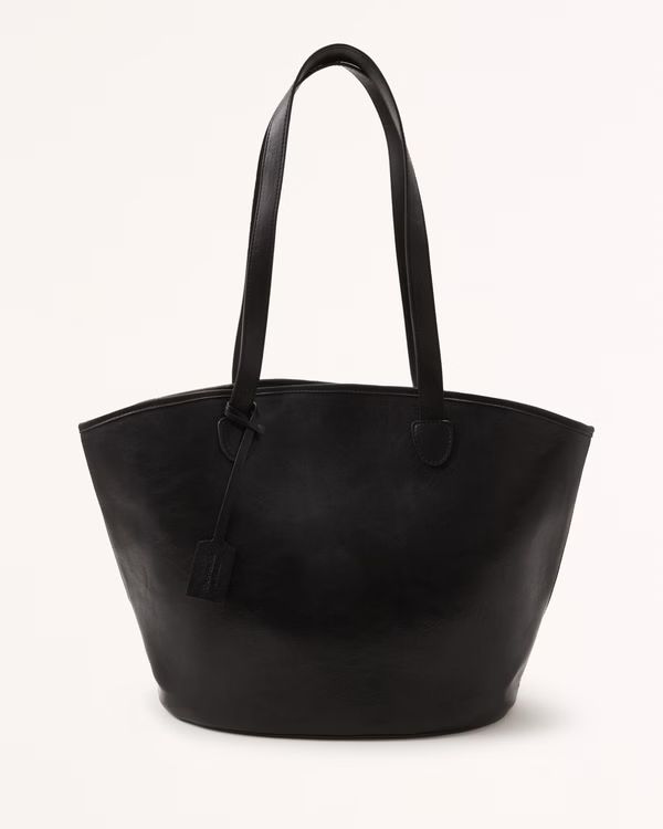 Women's Vegan Leather Tote Bag | Women's Accessories | Abercrombie.com | Abercrombie & Fitch (US)