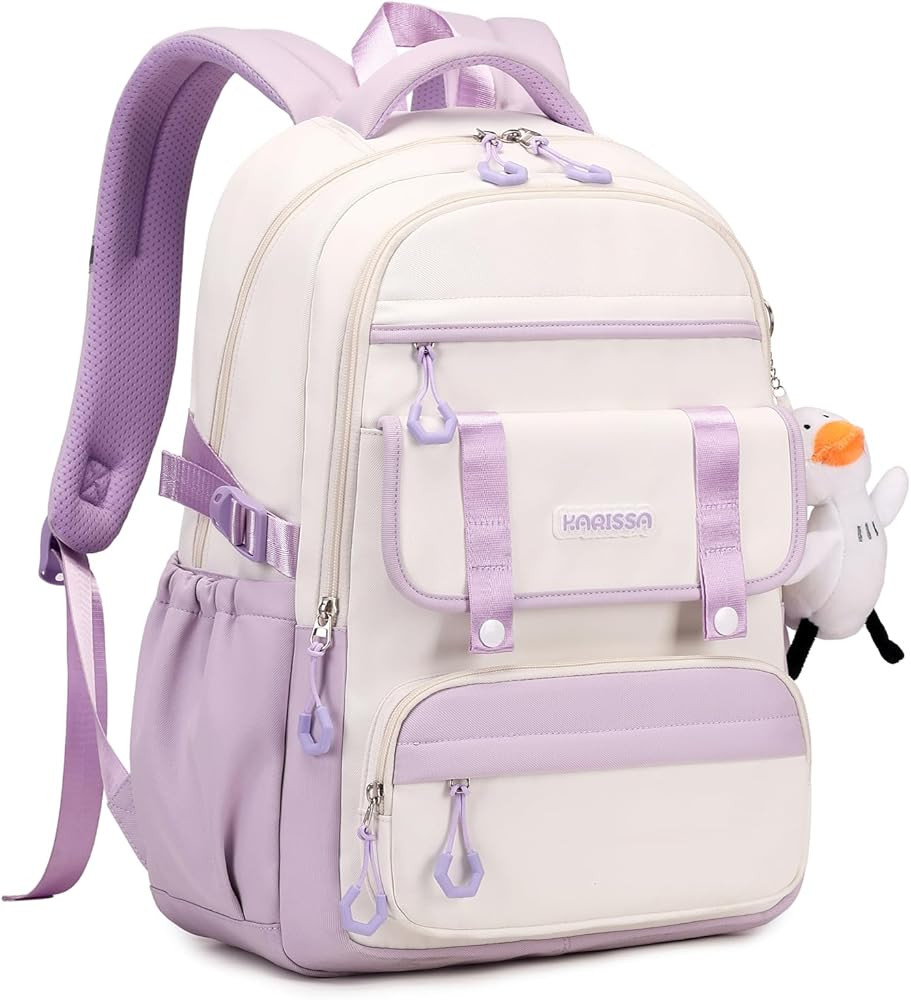 Girls Backpack for School Fashion Bookbag for Kids Teens 15.6 inch Laptop Daypack for Work Travel... | Amazon (US)