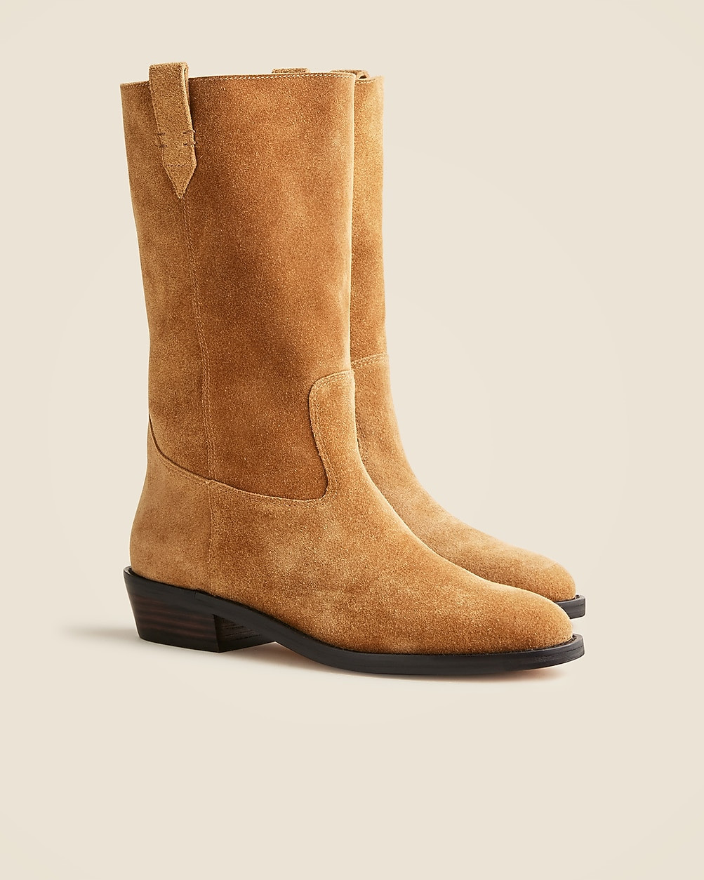 Midcalf boots in suede | J. Crew US