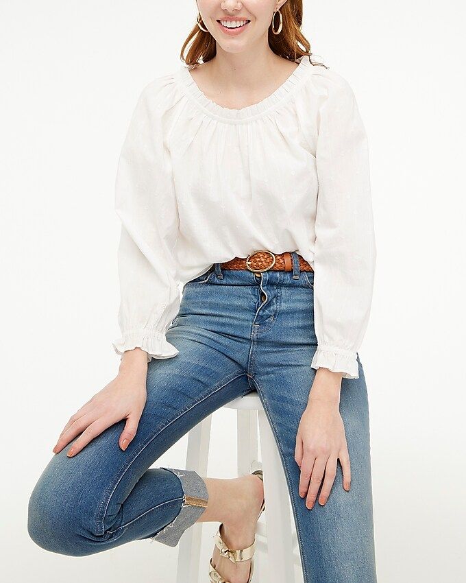 Ruffle tie-back top | J.Crew Factory