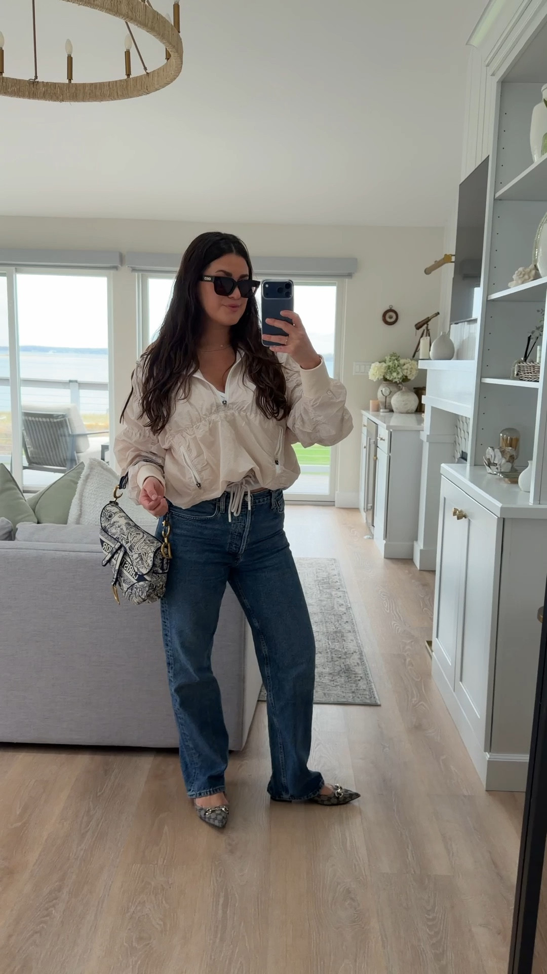 Free People pullover wind breaker
Use code ALYLARSEN for your first month of Vivrelle free! 

#LTKootd #LTKSeasonal