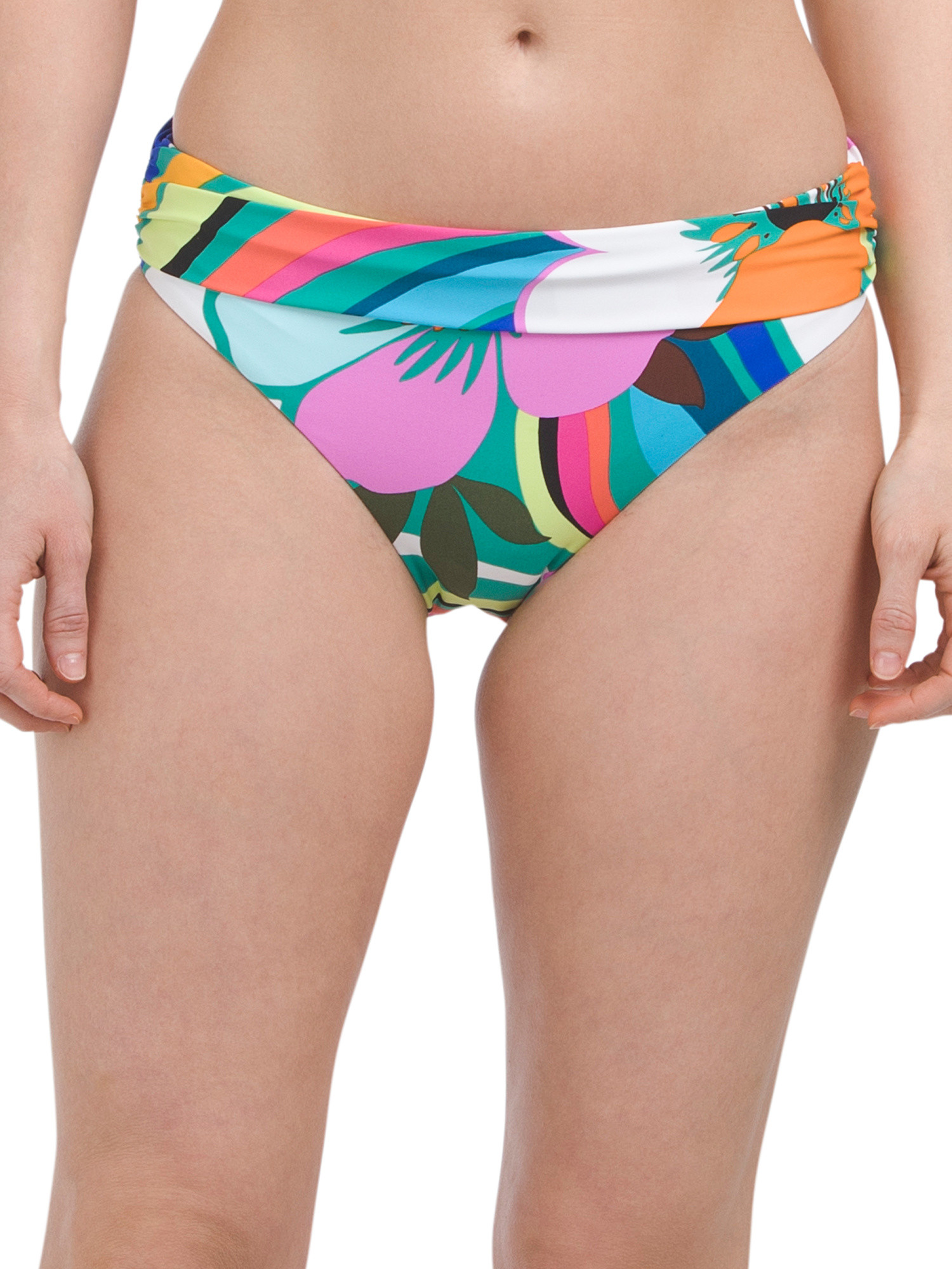 Suncatcher Shirred Hipster Bikini Bottom | TJ Maxx