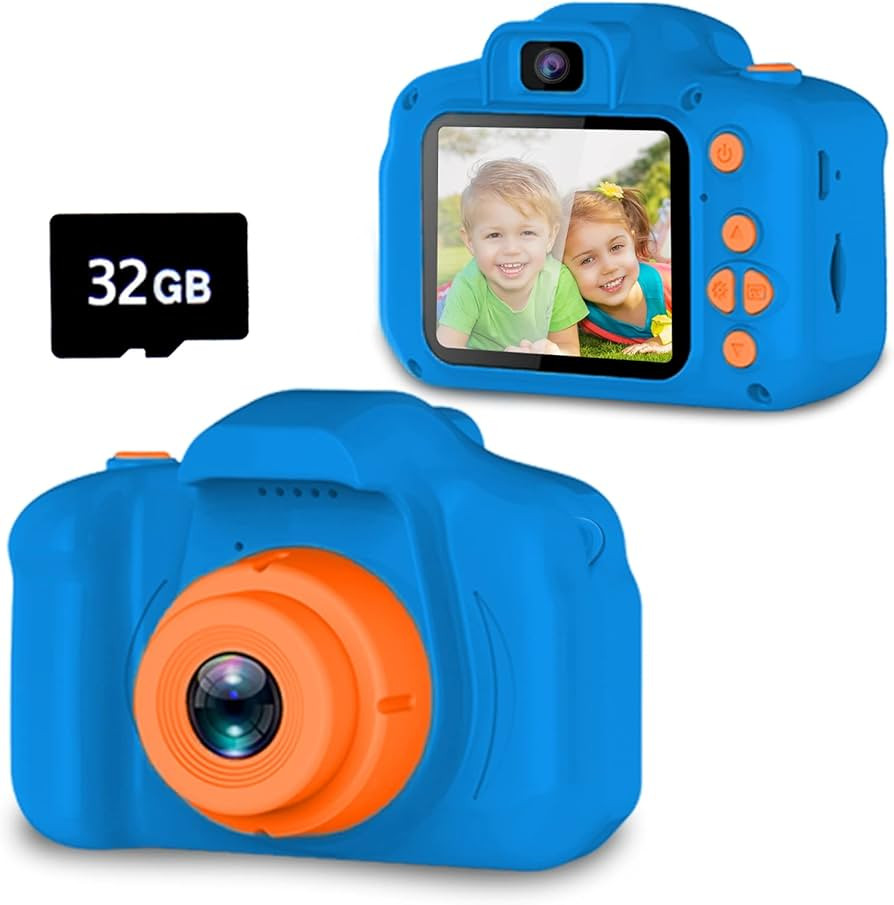 Seckton Upgrade Kids Selfie Camera, Christmas Birthday Gifts for Boys Age 3-9, HD Digital Video C... | Amazon (US)