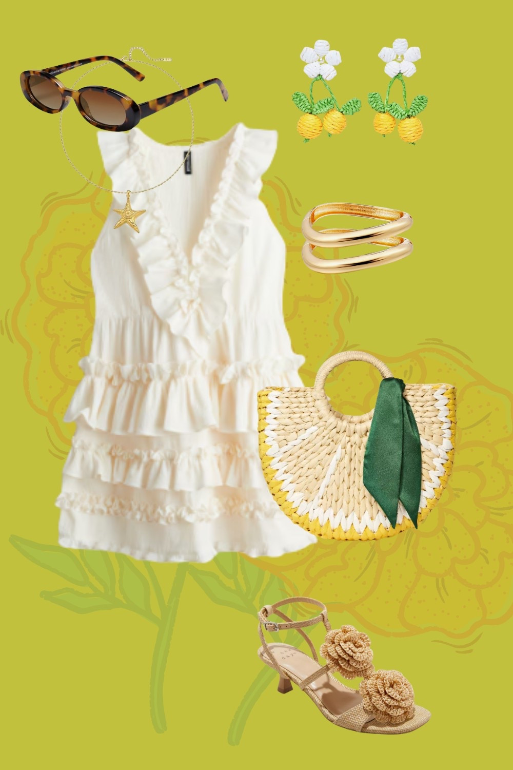 Summer vacation outfit beach vacation outfit white dress lemon purse flowy white dress 

#LTKSeasonal #LTKWedding #LTKStyleTip
