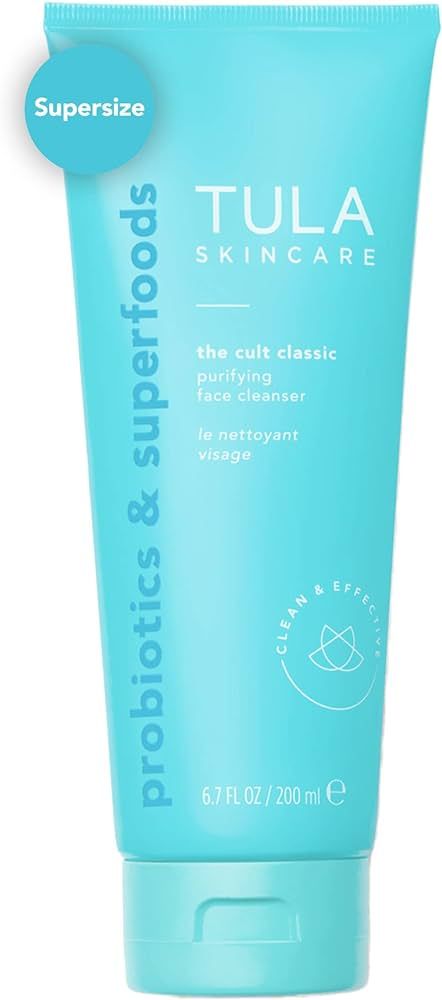 TULA Skin Care Supersize Cult Classic Purifying Face Cleanser | Gentle and Effective Face Wash, M... | Amazon (US)