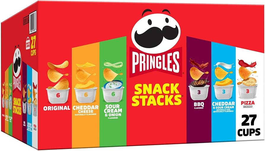 Pringles Potato Crisps Chips, Snack Stacks, Lunch Snacks, Office and Kids Snacks, Variety Pack (2... | Amazon (US)
