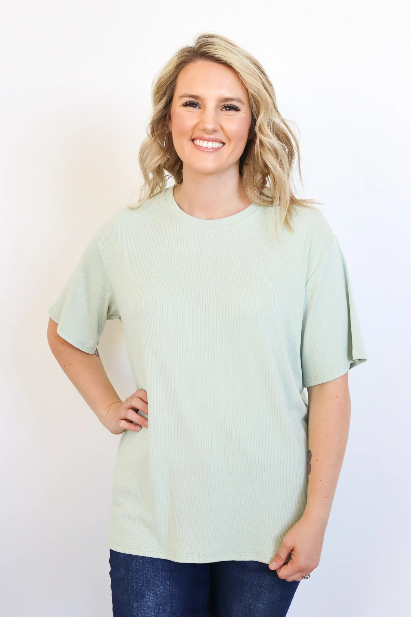 The Longer Everyday Tee | Alexander Jane Boutique