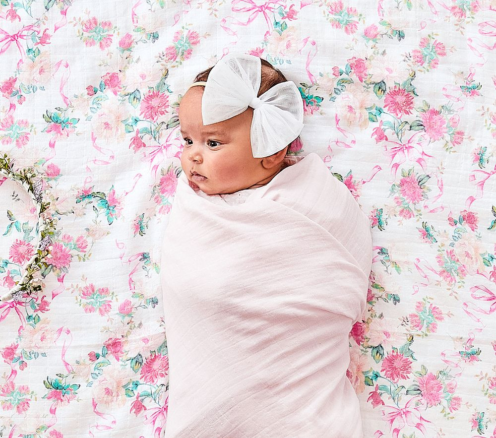 LoveShackFancy Muslin Swaddle Set | Pottery Barn Kids