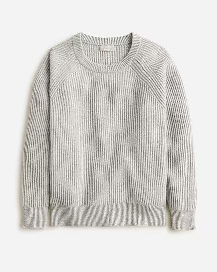 best seller4.4(49 REVIEWS)Ribbed cashmere oversized crewneck sweater | J.Crew US