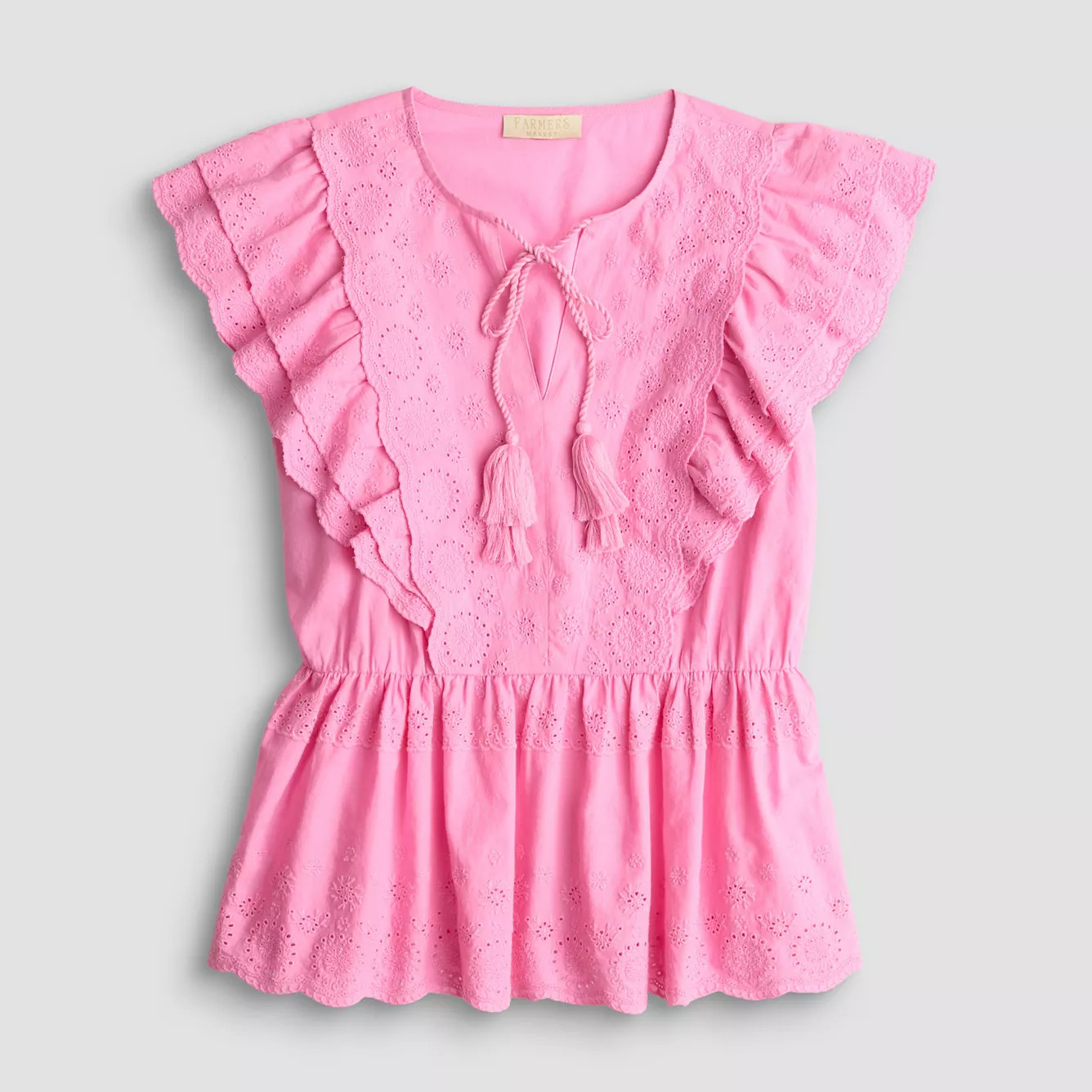 Women's Farmers Market Eyelet BlouseFarmers Market | Kohl's