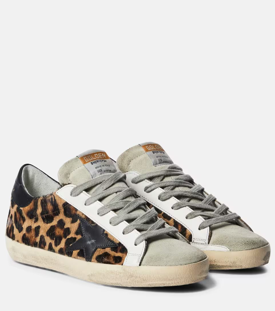 Superstar leopard-print sneakers | Mytheresa (US/CA)