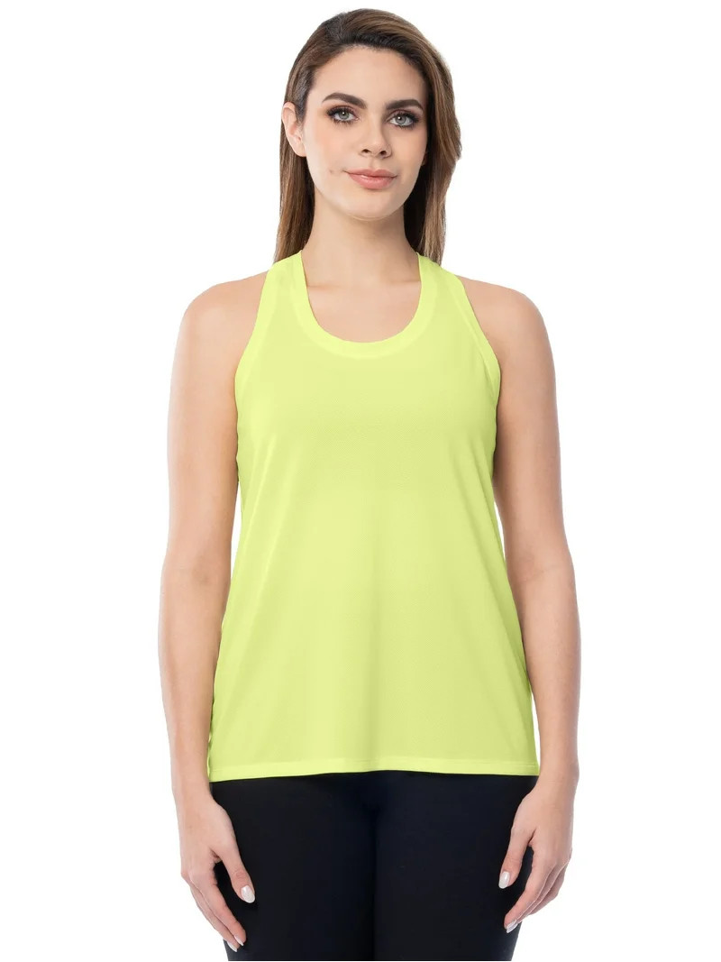 Athletic Works Women's Core Active Texture Knit Racerback Tank Top, Sizes XS-XXXL | Walmart (US)