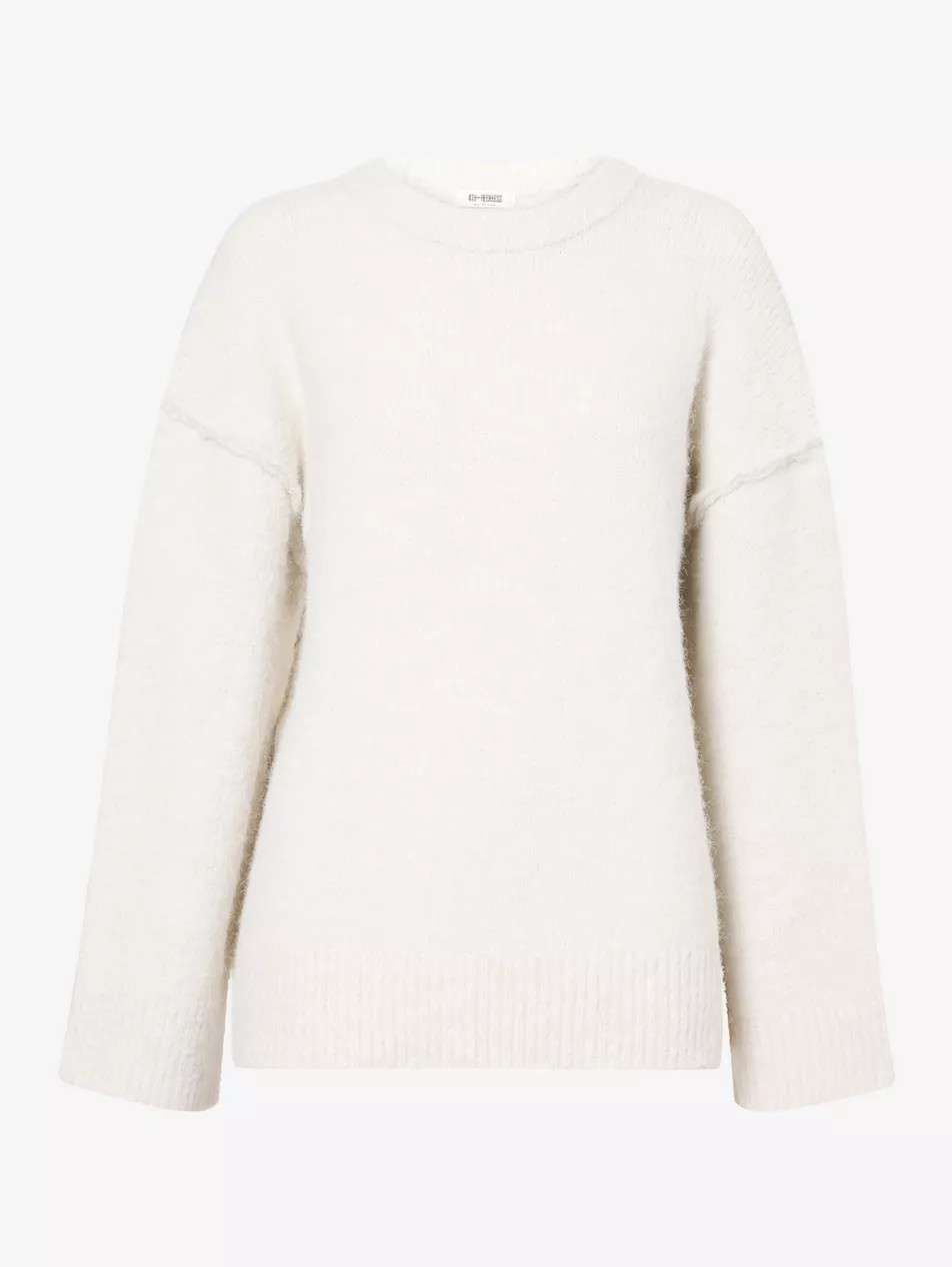 Emanuelle Round-Neck Knitted Jumper | Selfridges