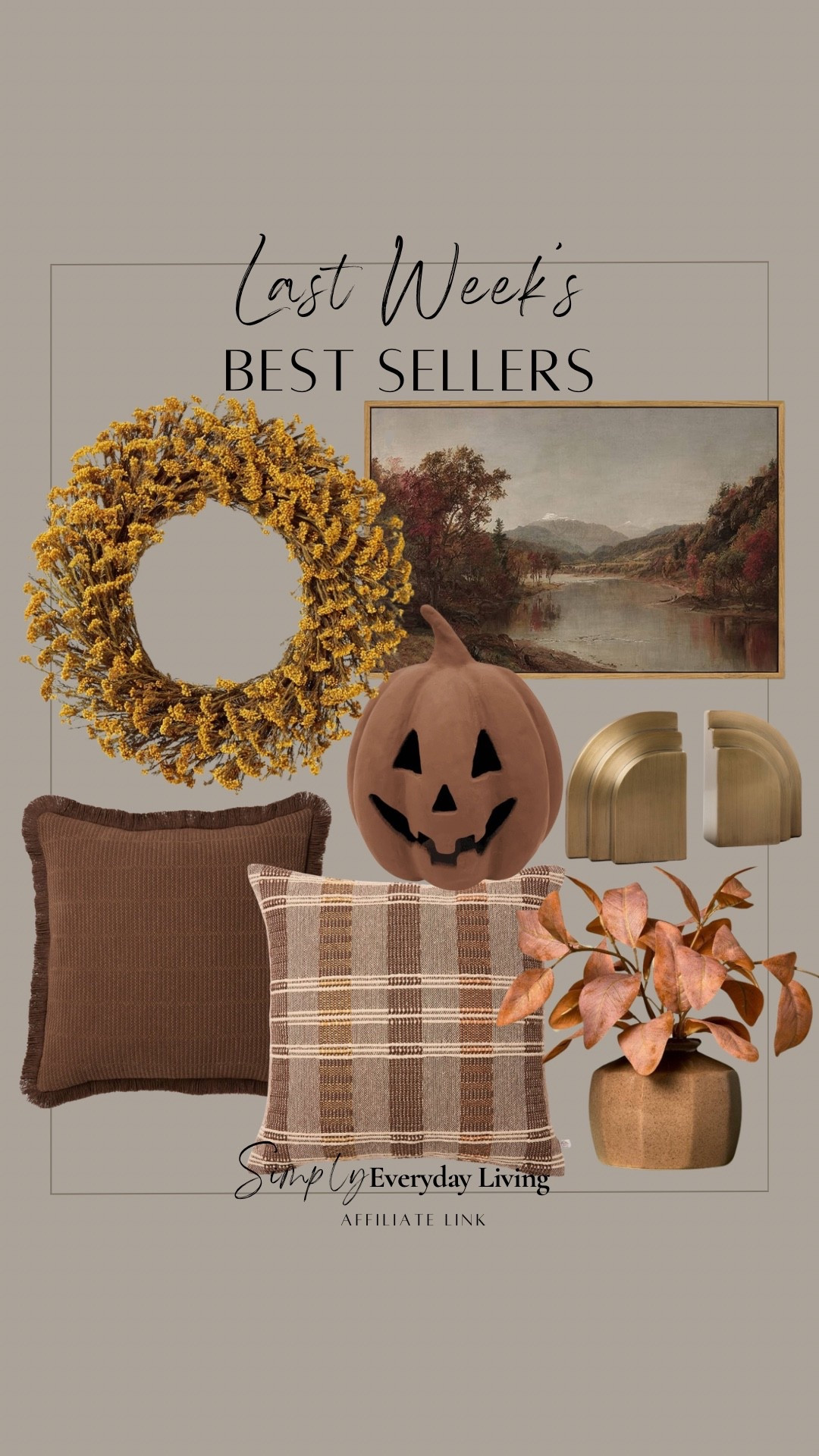Last Week Best Sellers

#LTKSeasonal #LTKHome