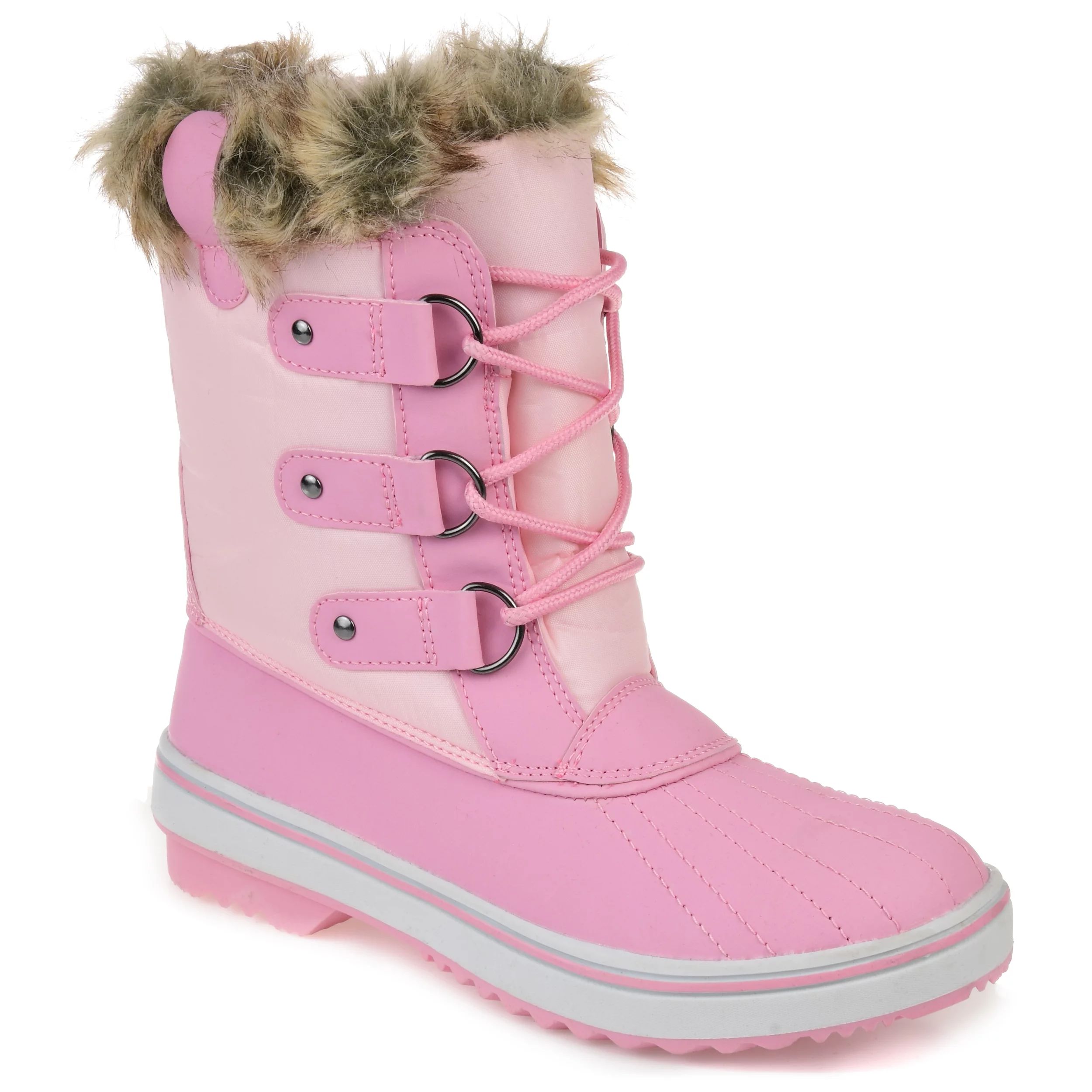 Womens Lined Lace-up Snow Boot | Walmart (US)