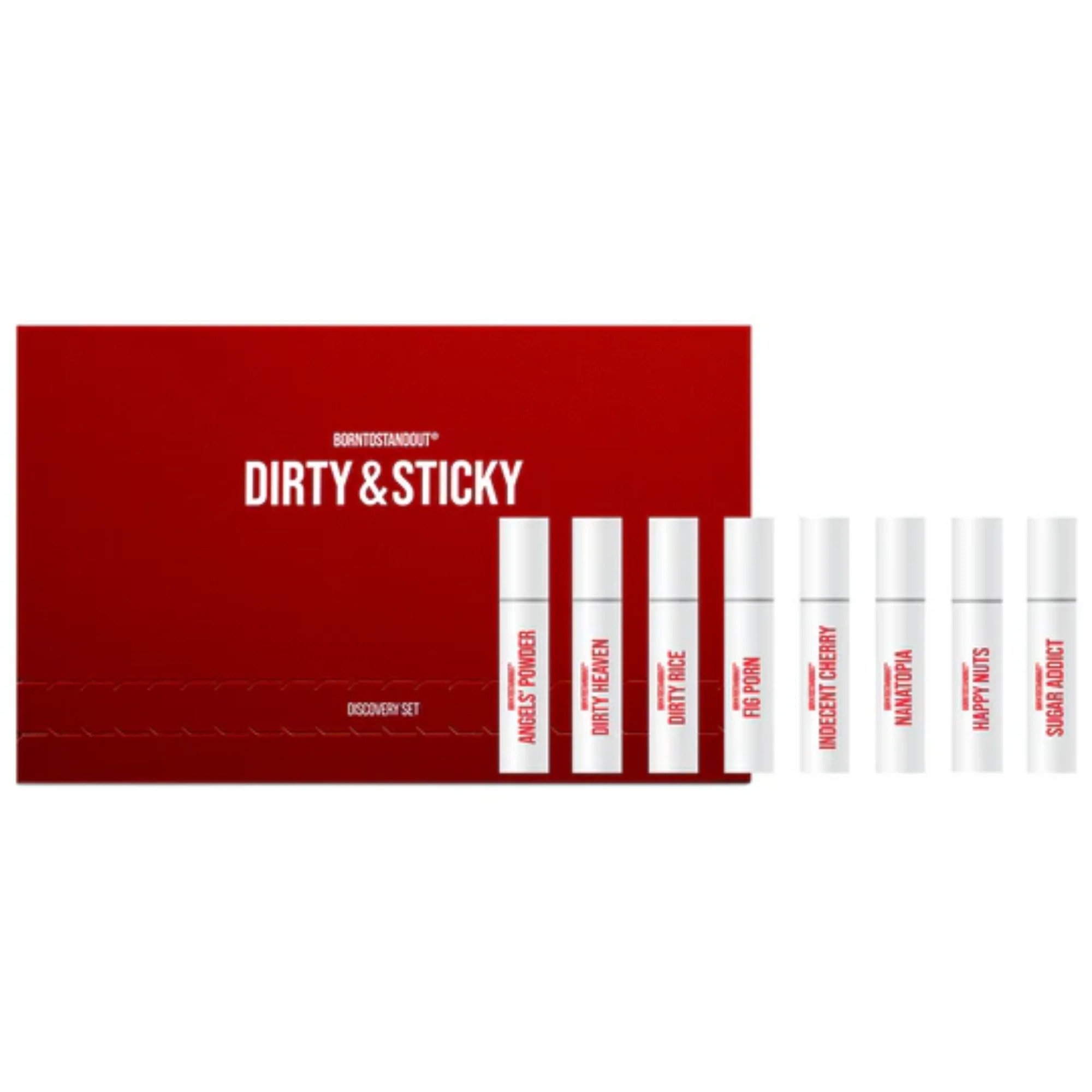 BORNTOSTANDOUT Dirty & Sticky Discovery Set (8 x 2 ml) #10088775 | Smallflower