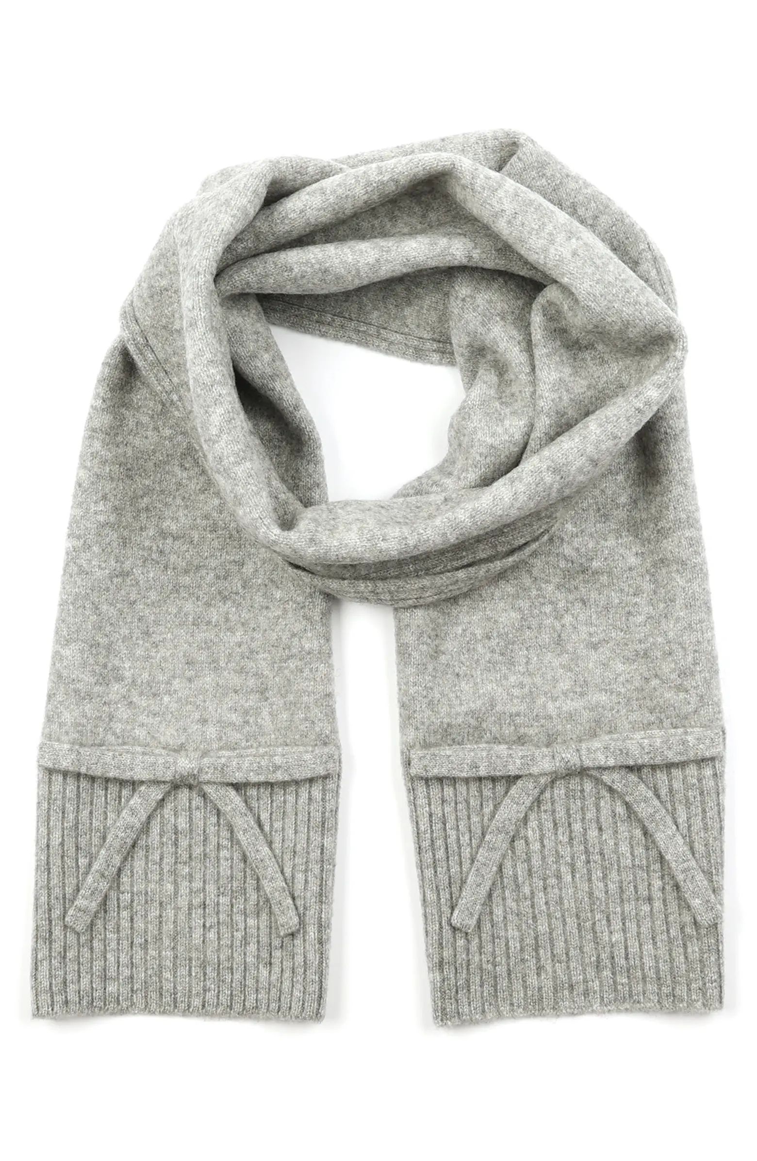 kate spade new york bow wool scarf | Nordstrom | Nordstrom