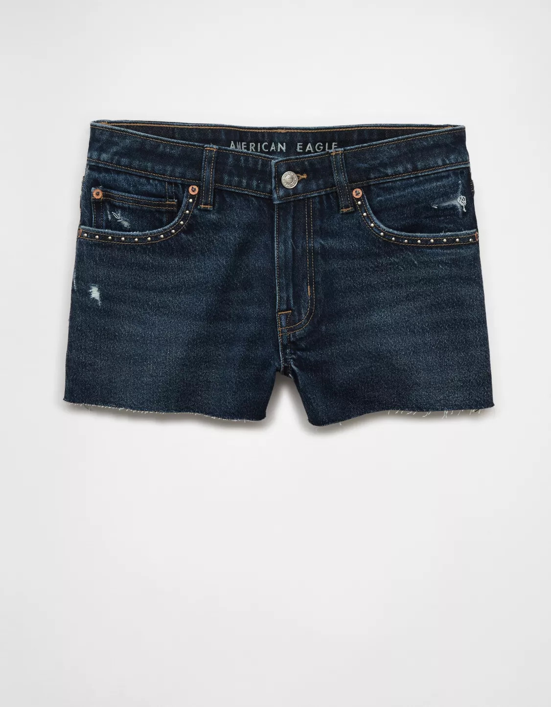 AE Stretch Denim Perfect Shortie | American Eagle Outfitters (US & CA)