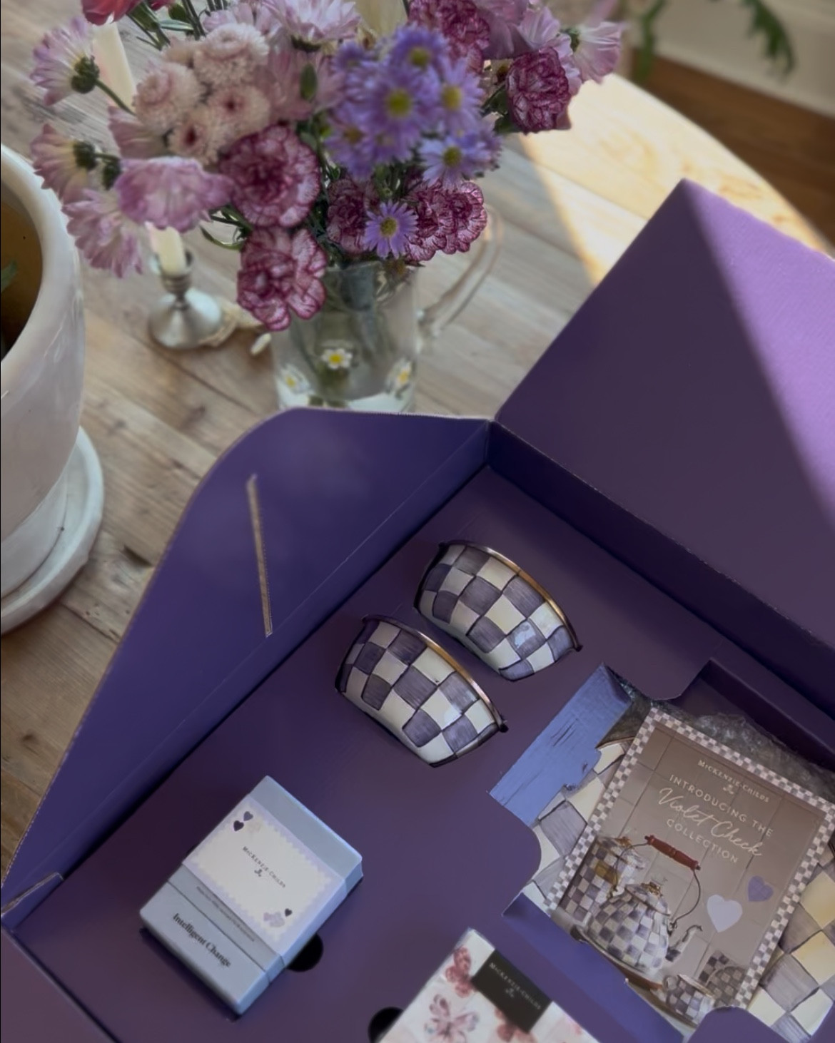 Huge fan of Mackenzie Childs! Love their new violet color. Run to check out their new hair collab with target! 

#LTKOver40 #LTKSeasonal #LTKHome