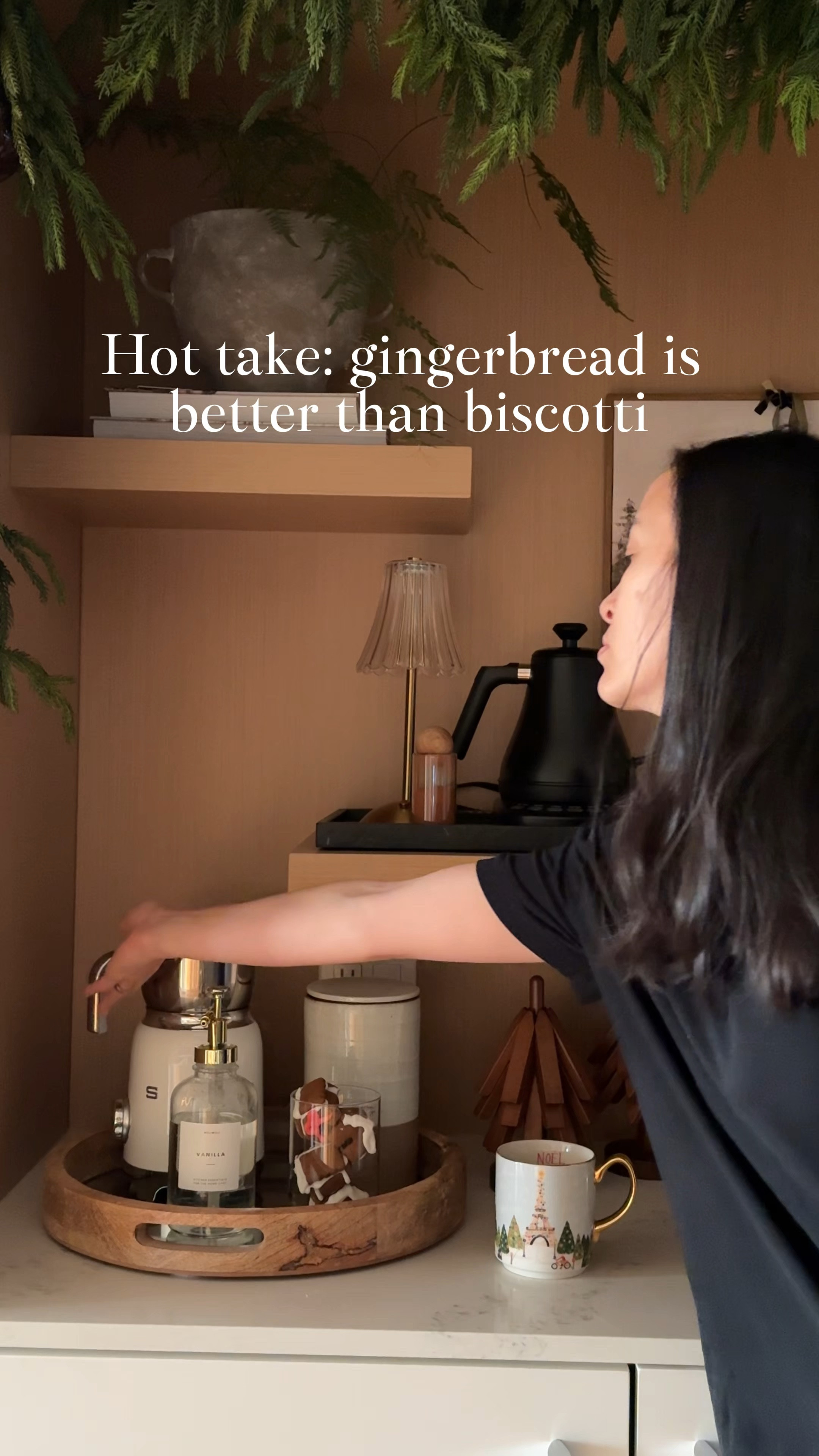 Mini gingerbread houses cookie cutter 
Festive tea bar. 
Holiday coffee bar 

#LTKcasa #LTKcanada