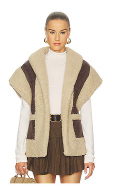 Ace Faux Shearling Vest
                    
                    Line & Dot | Revolve Clothing (Global)