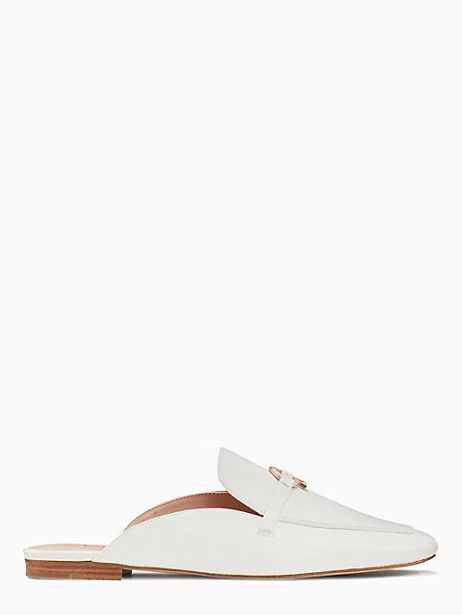 Kate Spade Colada Spade Mule, White - 7 | Kate Spade (US)