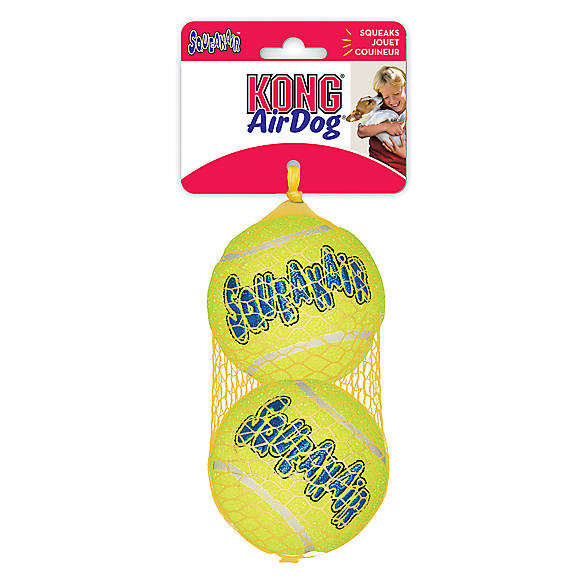 KONG® AirDog® Tennis Ball Set Squeaker Dog Toy - 2 Pack | PetSmart
