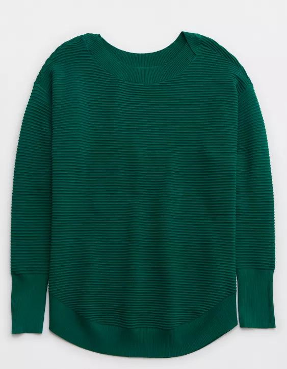 OFFLINE by Aerie Home Stretch Off The Shoulder Sweater | Aerie