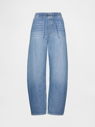 High Rise UltraSoft Barrel Jeans | Gap | Gap (US)