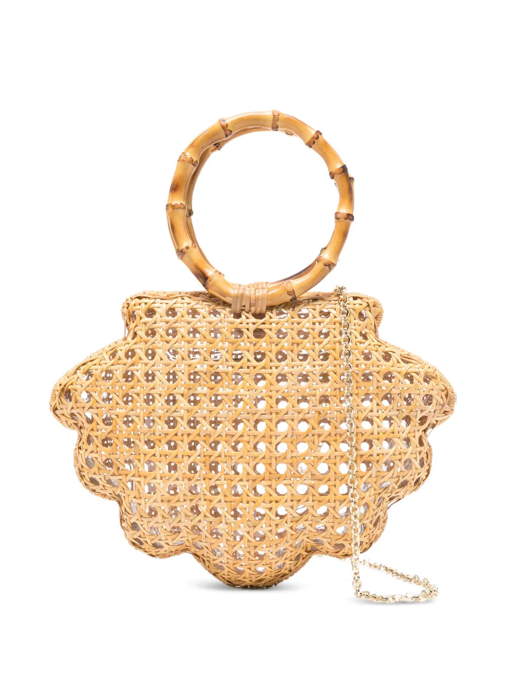 SERPUI Sac Cabas Ethan Coquillage \u00e0 Bords Festonn\u00e9s | Tons Neutres | FARFETCH FR | Farfetch Global