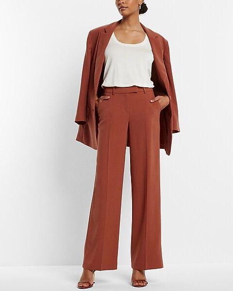 Editor Mid Rise Relaxed Trouser Pant | Express