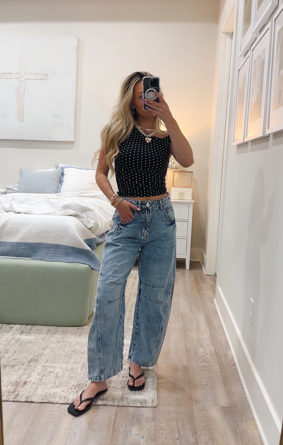 polka dot top and barrel jeans both from amazon 🤌🏼

#LTKPetite #LTKootd #LTKmomlife