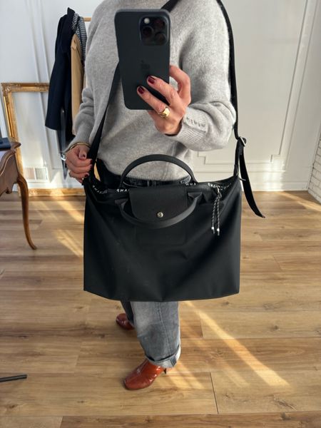 Longchamp Tote with Strap
Work Bag
Travel Bag 

#LTKworkwear #LTKtravel #LTKitbag