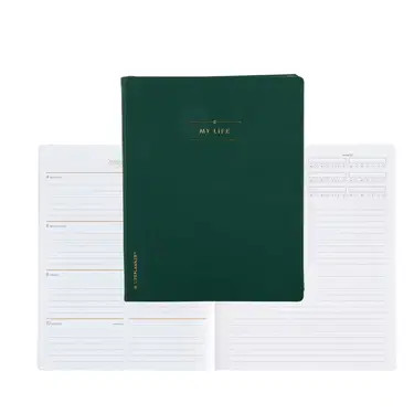 Forest Green 8x10 Softbound LifePlanner™ - Dashboard | Erin Condren | Erin Condren