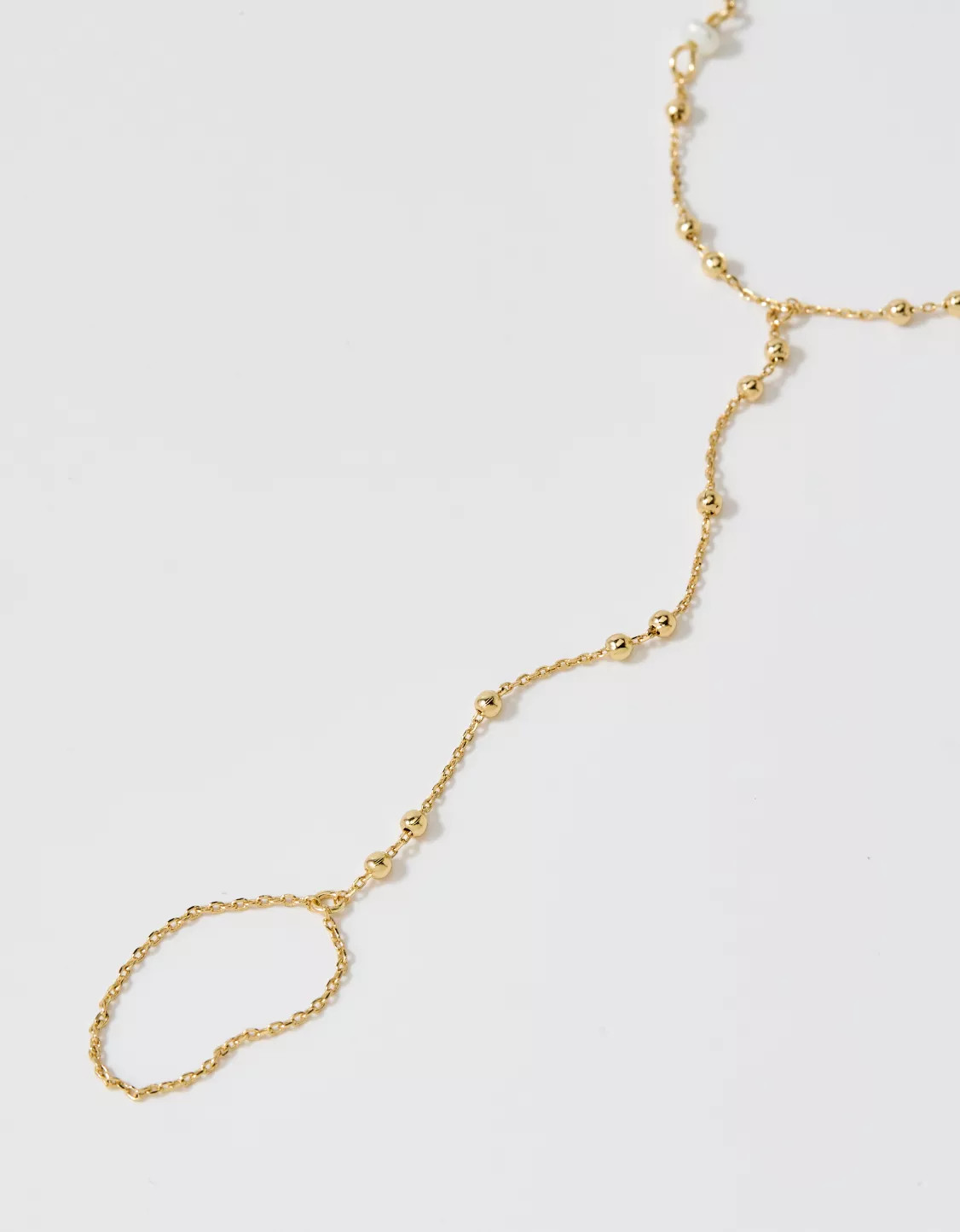 Aerie Dainty Gold Hand Chain | Aerie