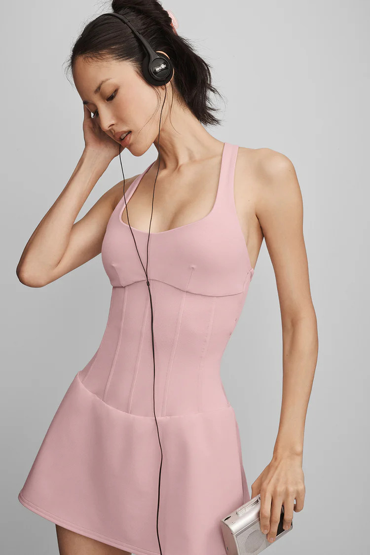 Airbrush Sparks Fly Corset Tennis Dress | Alo Yoga (US)