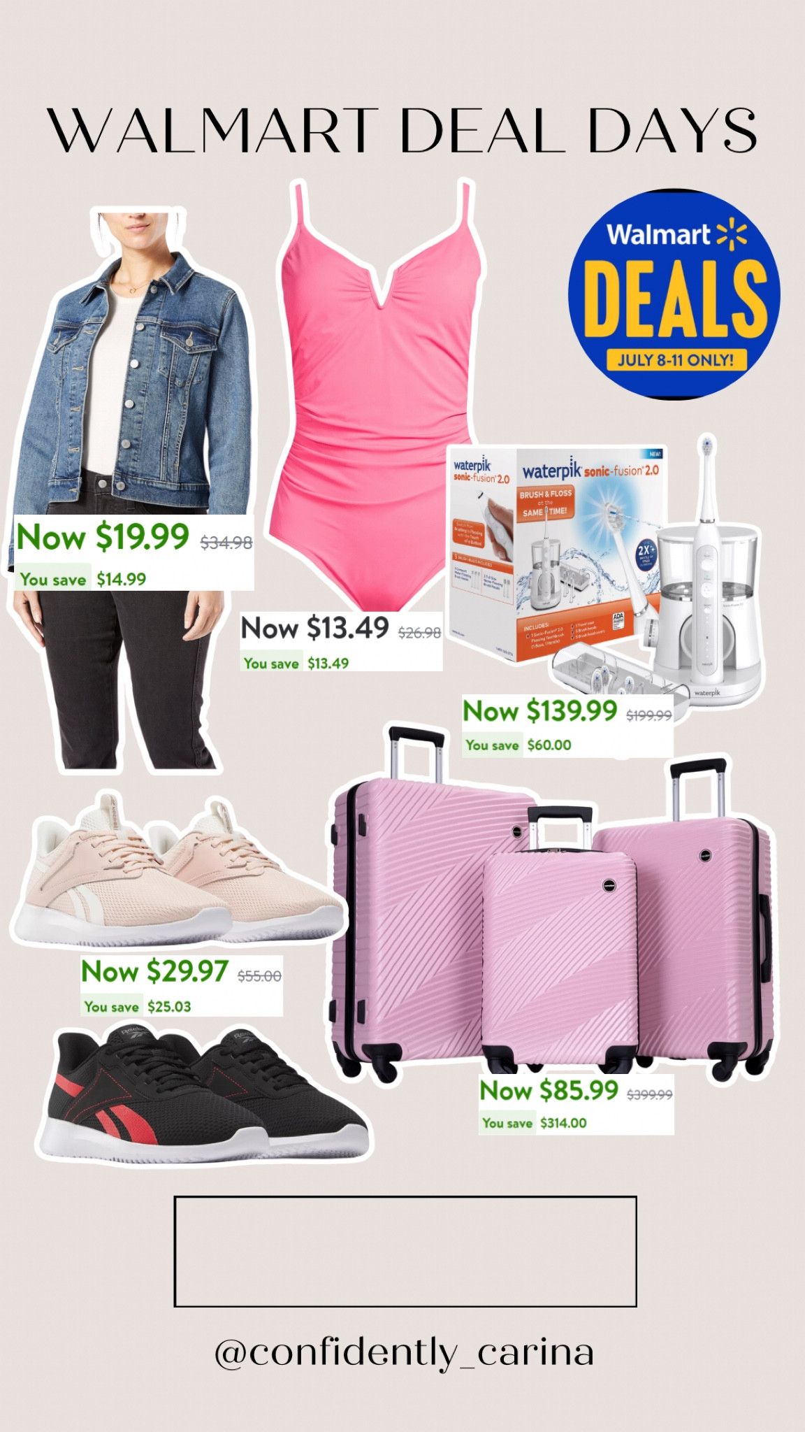 Sharing some of the best deals at Walmart for Walmart Deal Days! This bathing suit is one of my favorites ☀️ and the sneakers are so cute for summer!

Walmart Deal Days, summer sales

#LTKSummerSales #LTKSaleAlert #LTKMidsize