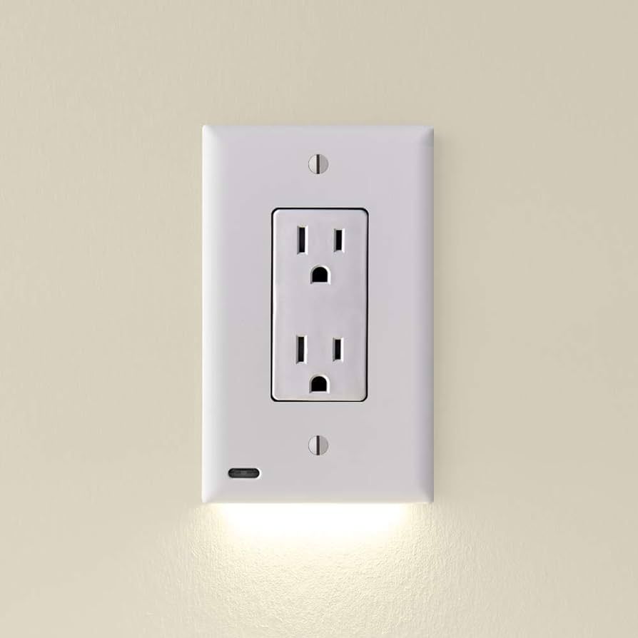 2 Pack - SnapPower GuideLight 2 for Outlets [for Standard Decor, NOT GFCI outlets] - Electrical O... | Amazon (US)