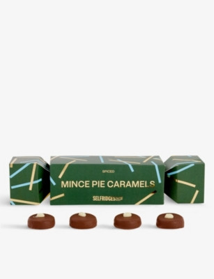 Milk chocolate mince pie and caramel cracker 50g | Selfridges