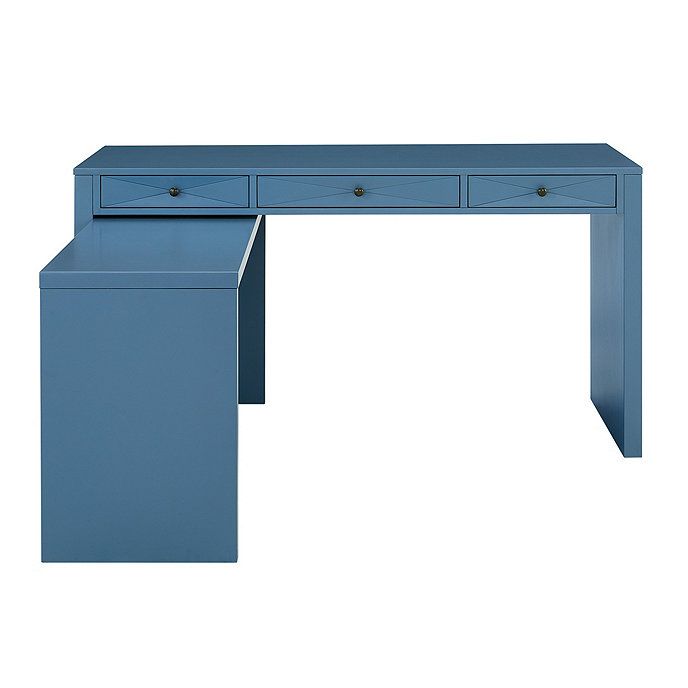 Suzanne Kasler Geneva Faceted Desk with Low Console | Ballard Designs, Inc.